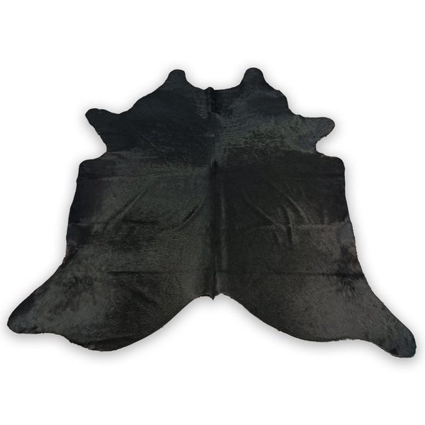 Premium A Grade Cowhide Rug - Black Carousel 1