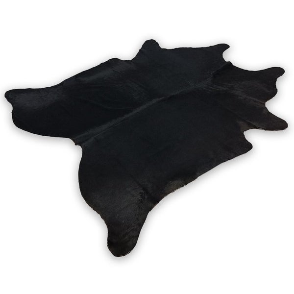 Premium A Grade Cowhide Rug - Black Carousel 5