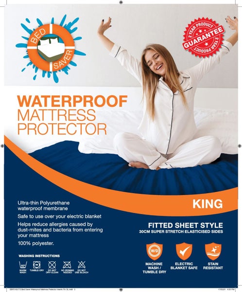 Waterproof Mattress Protector King Carousel 1