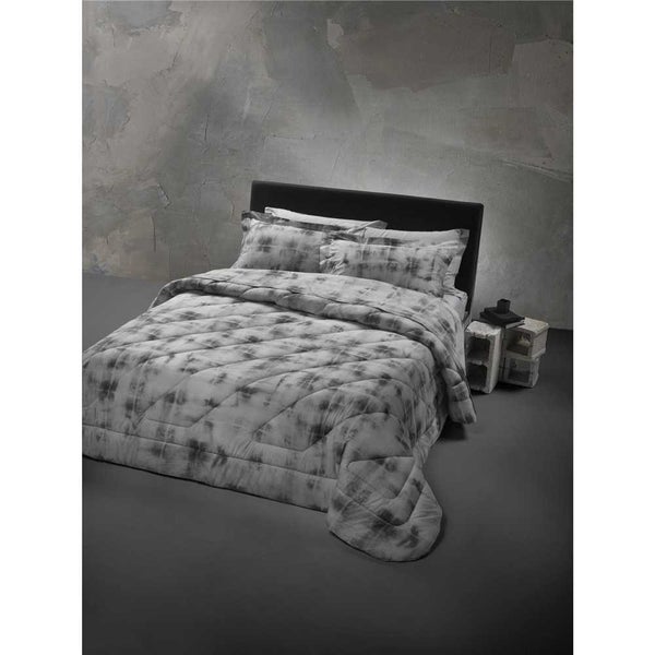 Diesel Tartan Bleach Quilt Grey King 240x260cm Carousel 1