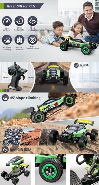 RC Drift Car 1/18 Electric RC Racing Car 30Km/H 2.4GHz 4WD RTR Toys for Kids Carousel 2