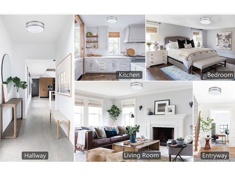 Flush Mount Ceiling Lights RGB WiFi Carousel 13