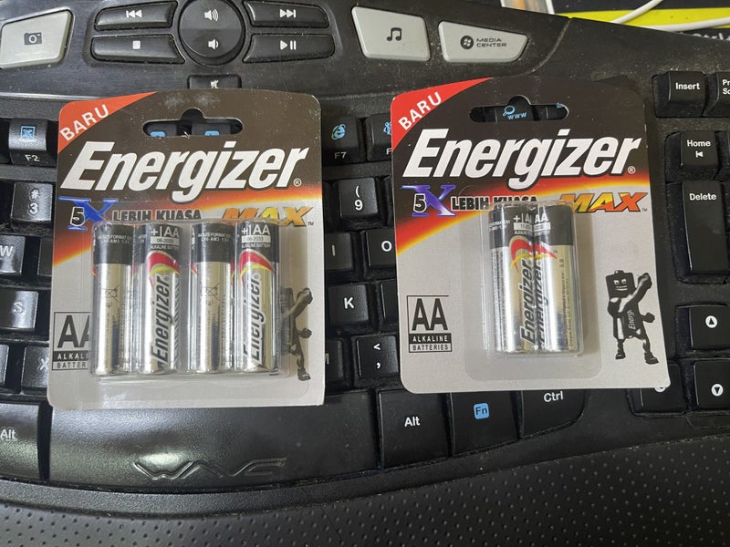 Energizer AA 5x Lebih kuasa Max Power Batteries -pack of 2 pcs Carousel 1