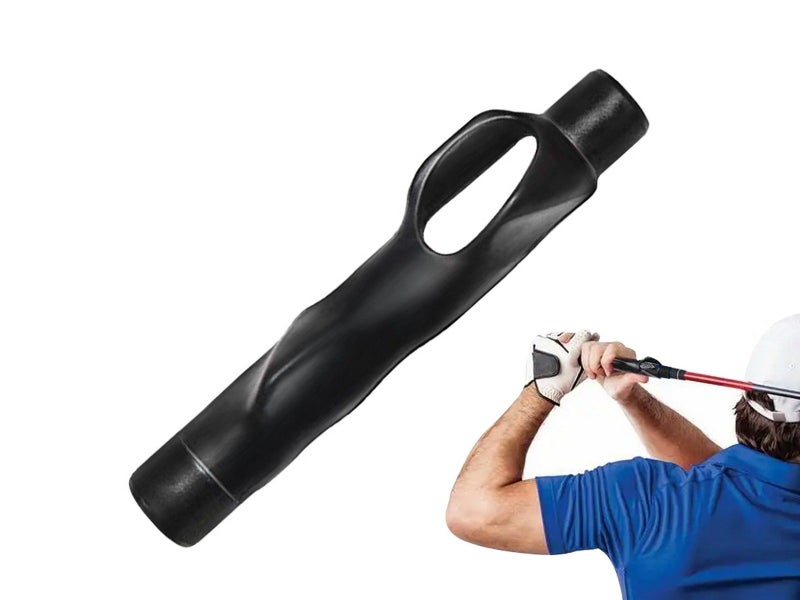 Golf Club Grip Trainer Attachment for Improved Hand Positioning - Black Carousel 1
