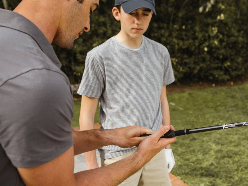 Golf Club Grip Trainer Attachment for Improved Hand Positioning - Black Carousel 4