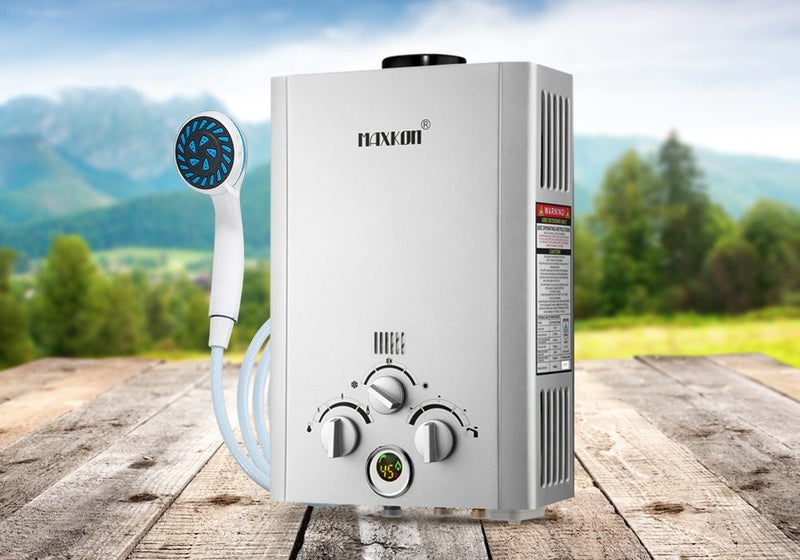 Gas Water Heater Califont 8L + Shower Head Carousel 1