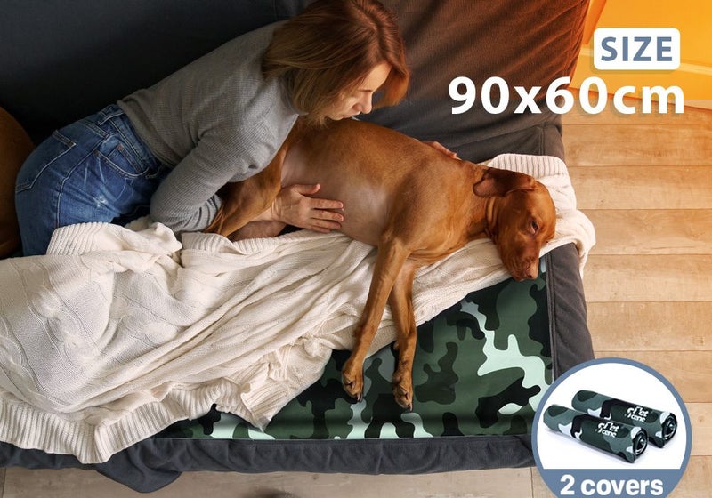 Electric Pet Heat Pad Heating Heated Mat Blanket Dog Cat Bed 90x60cm Carousel 2