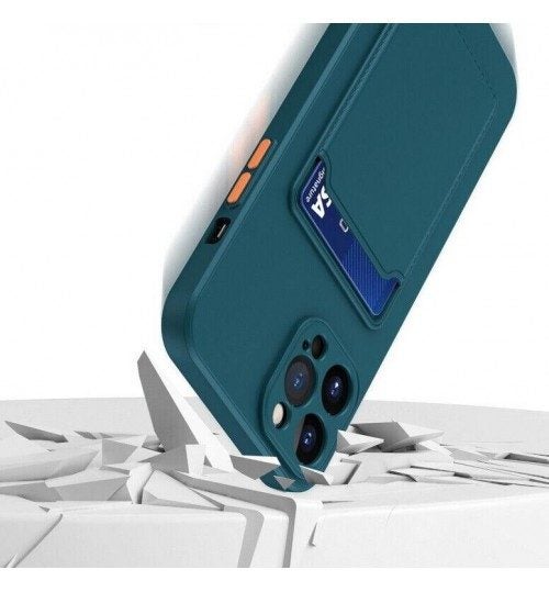 iPhone 15 Pro Card Holder TPU Back Phone Cover Carousel 5