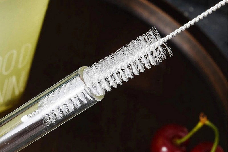 7Pcs BOBA Bubble Tea Straw Extra Wide Stainless Steel Metal Reusable Straws Pack Carousel 3