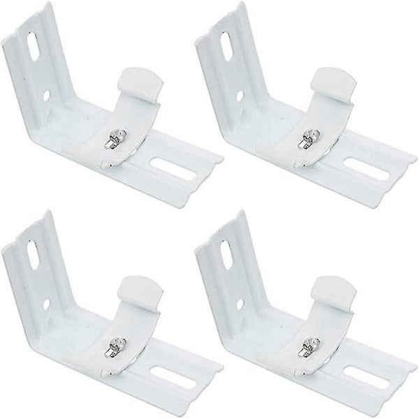 Vertical Blinds L- Shaped Brackets Curtain Track Mounting Carousel 1
