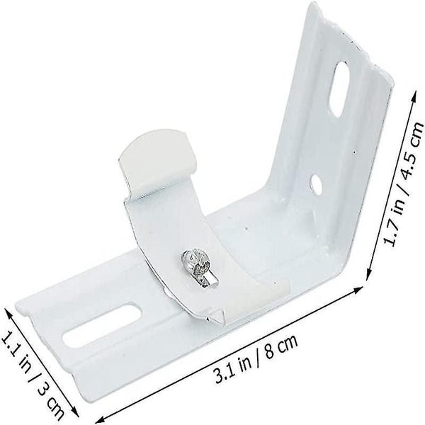 Vertical Blinds L- Shaped Brackets Curtain Track Mounting Carousel 2
