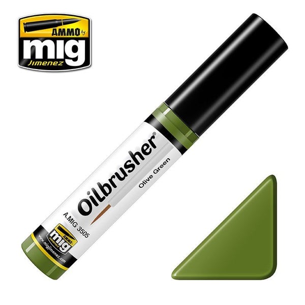 AMMO by Mig Jimenez A.MIG-3505 OLIVE GREEN Carousel 1
