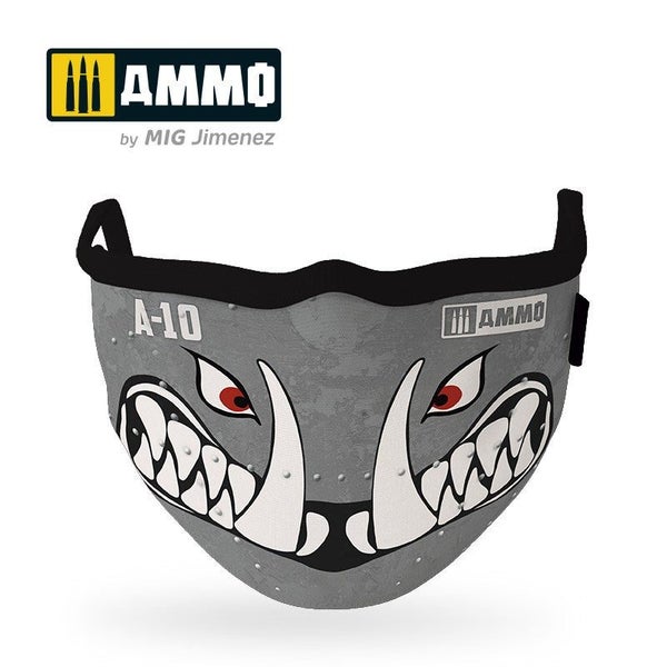AMMO of Mig Jimenez A.MIG-8065 A-10 Warthog AMMO Face Mask - Adult Carousel 1
