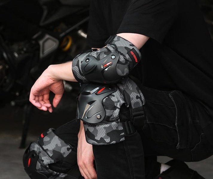 4Pcs Motorcycle Knee Elbow Pads Outdoor Sports Cycling Safety Protective Gear Carousel 2