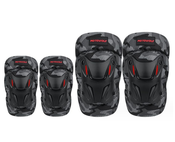 4Pcs Motorcycle Knee Elbow Pads Outdoor Sports Cycling Safety Protective Gear Carousel 1