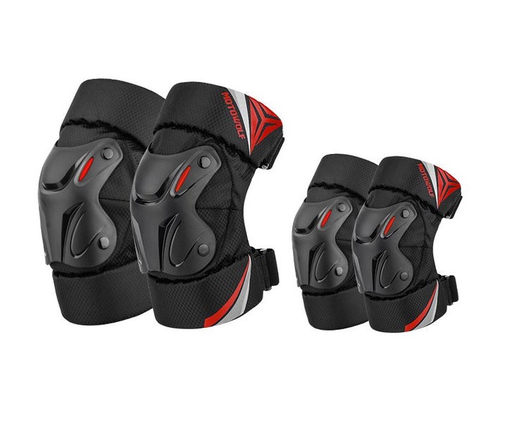 4Pcs Motorcycle Knee Elbow Pads Outdoor Sports Cycling Safety Protective Gear Carousel 2