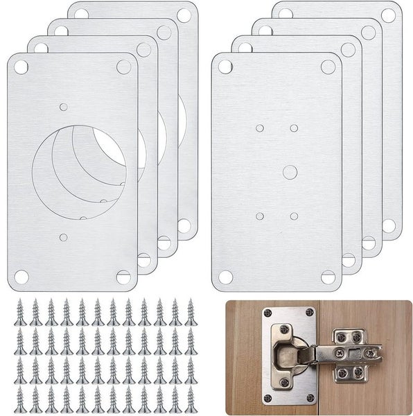 Cabinet Door Hinge Repair Plates with Screws i2444SV0 Carousel 1