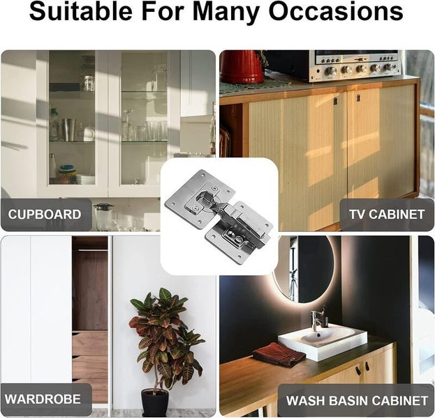 Cabinet Door Hinge Repair Plates with Screws i2444SV0 Carousel 11