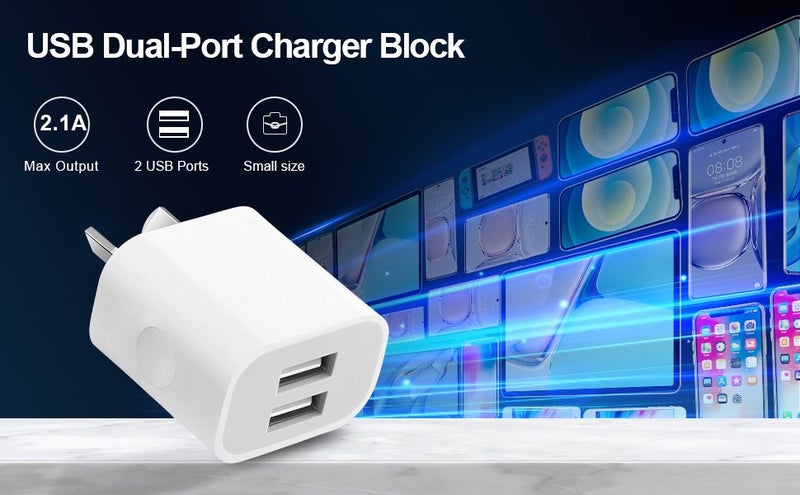 Universal 5V 2A Dual USB Fast Charger Power Adapter For Apple iPhone Samsung.... Carousel 2