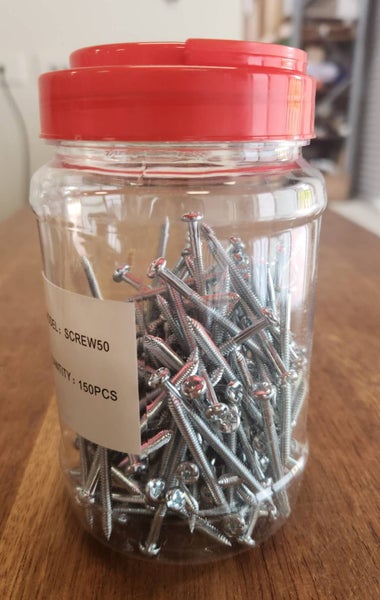 Screw 50mm with 150PCS/Jar Carousel 1