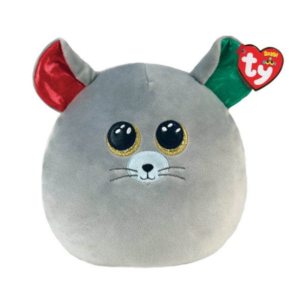 Ty Christmas Cookie Chipper Mouse 14" Squish-A-Boo Carousel 1