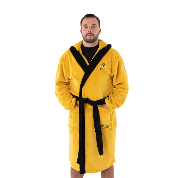 Star Trek Mens Logo Dressing Gown Carousel 1