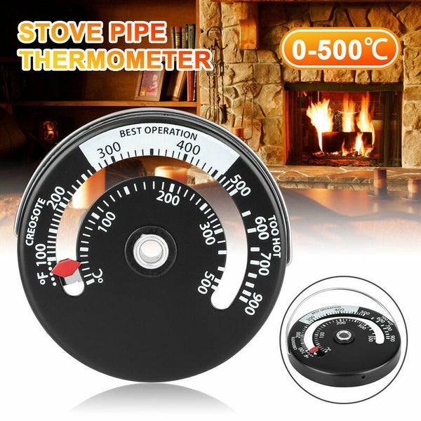 Magnetic Fireplace Wood Stove Thermometer i2447BK0 Carousel 2