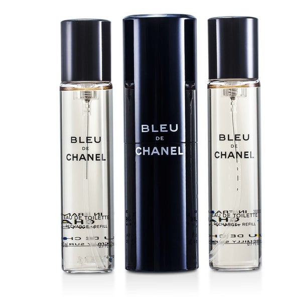 Chanel Bleu De Chanel Eau De Toilette Travel Spray &amp; Two Refills 3x20ml/0.7 Carousel 1