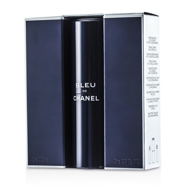 Chanel Bleu De Chanel Eau De Toilette Travel Spray &amp; Two Refills 3x20ml/0.7 Carousel 2
