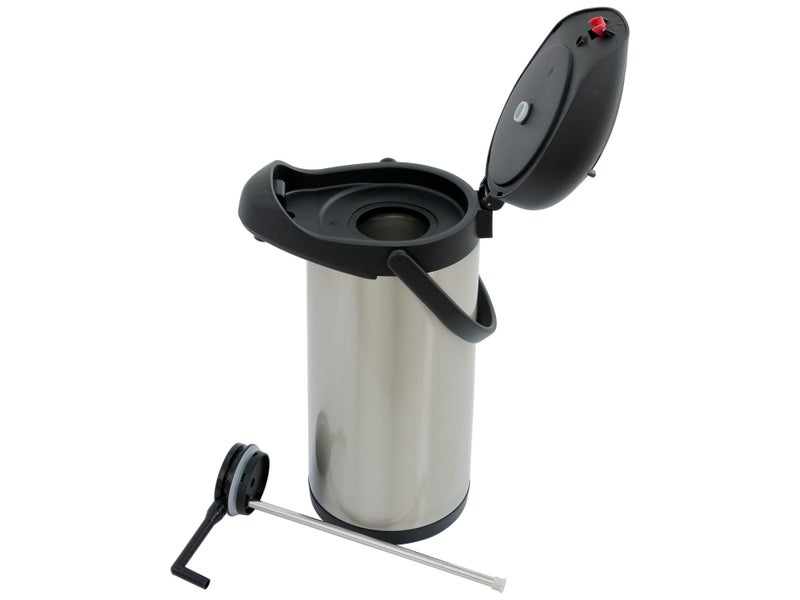 5L Stainless Steel Pump Vacuum Jug - Insulated Thermos Flask Carousel 4