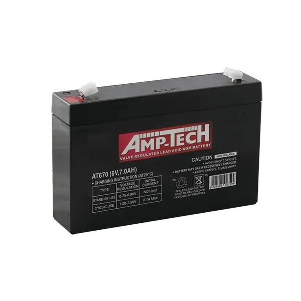 AMPTECH AT670 6V 7AH BATTERY Carousel 1