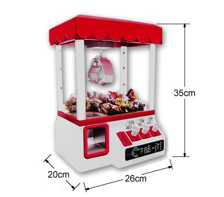Claw Candy Grabber Prize Machine Game Kids Toy Carousel 10