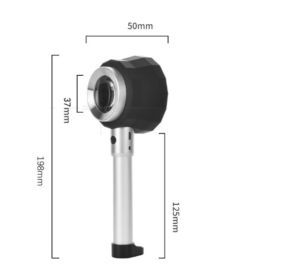 30x aluminum alloy handheld Magnifying Glass with scale 6 LED lights Carousel 3