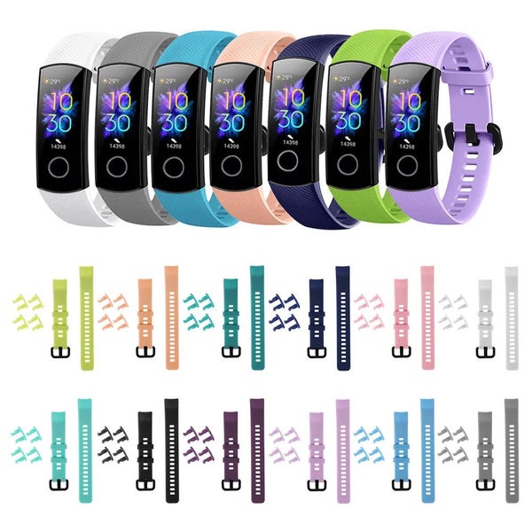 1PC Watch Replacement Strap For Honor Band 5 4 Soft Silicone Sports Wrist CHK12N Carousel 2