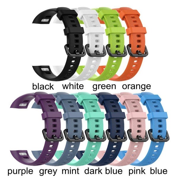 1PC Watch Replacement Strap For Honor Band 5 4 Soft Silicone Sports Wrist CHK12N Carousel 30