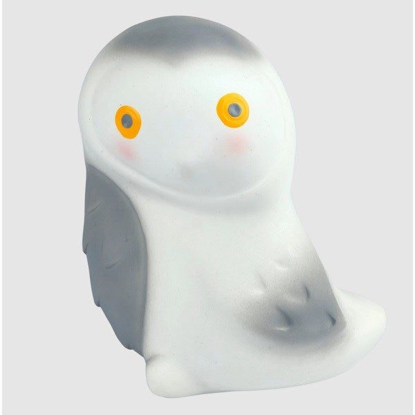 Tikiri Collection TK94309 Arctic Snow Owl - Natural Rubber Baby Rattle and Ba... Carousel 1