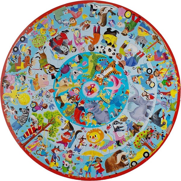 EeBoo 36pc Giant Puzzle Good Deeds Rd Carousel 2