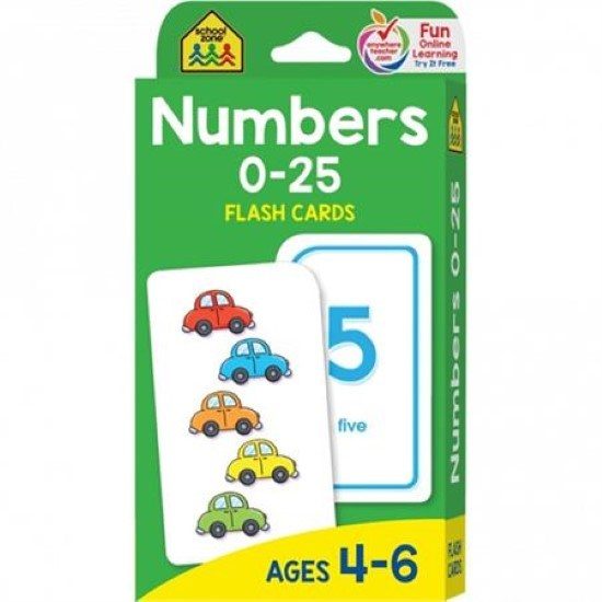 Hinkler Flash Cards : Numbers 0-25 Carousel 1