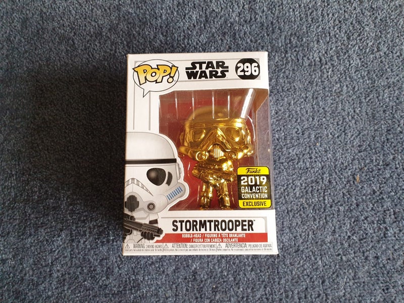 Star Wars Golden stormtrooper Funko Pop Carousel 1