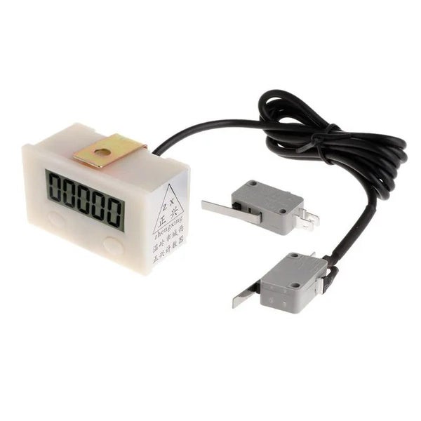 Digital 5 Digit LCD Electronic Punch Counter With Microswitch Reset&Pause CHK12N Carousel 1