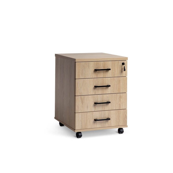 Oki Locking 4 Drawer Mobile Storage Cabinet Carousel 2