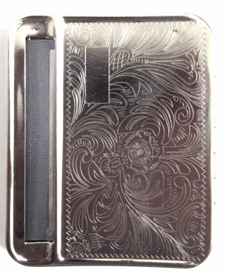 Tobacco tin with built in roller Carousel 1