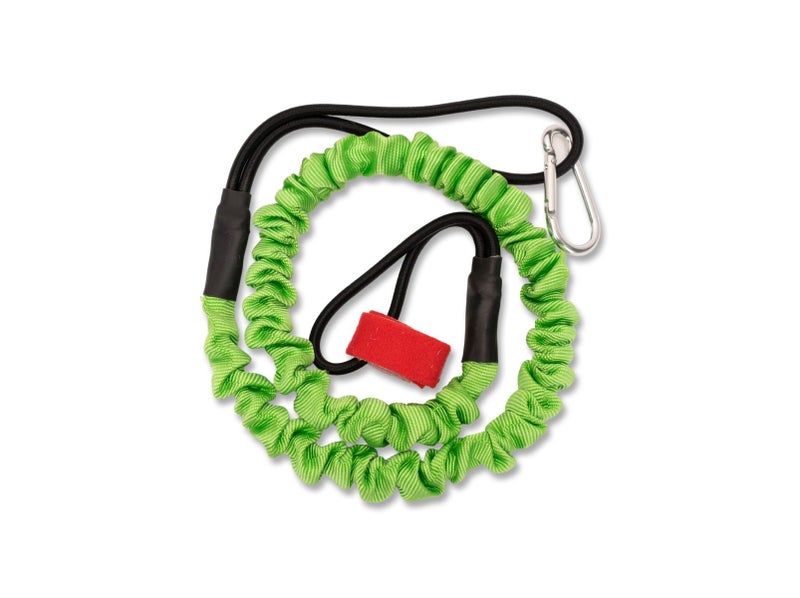 Kayak Paddle Leash Green Carousel 1