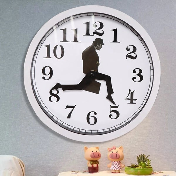 Creative Silly Wall Clocks Artwork Sweep Seconds Silence Funny Wall Watch CHK12N Carousel 2
