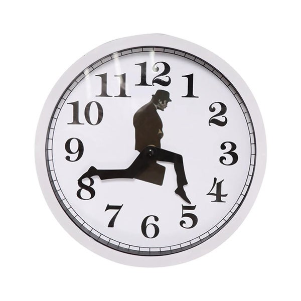 Creative Silly Wall Clocks Artwork Sweep Seconds Silence Funny Wall Watch CHK12N Carousel 1