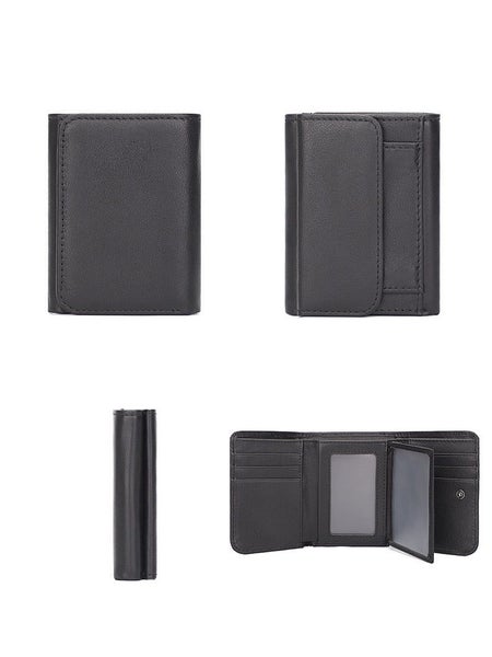 Genuine Leather Tri-fold RFID Wallet TC106 | TOUCHANDCATCH NZ Carousel 6