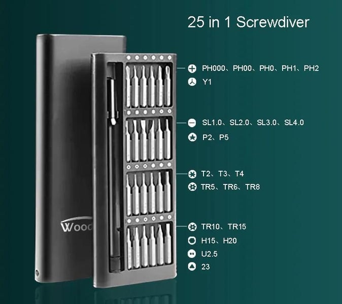 24/63 in 1 Multifunction Screwdriver Set Magnetic Screwdriver Bit Portabl CHK12N Carousel 2