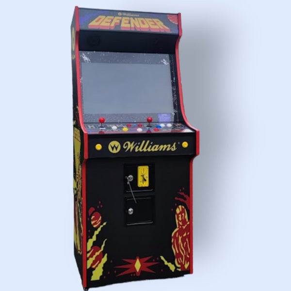 Arcade Machine with defender layout, Own CNC cut, 18mm plywood Hpl unit Carousel 1