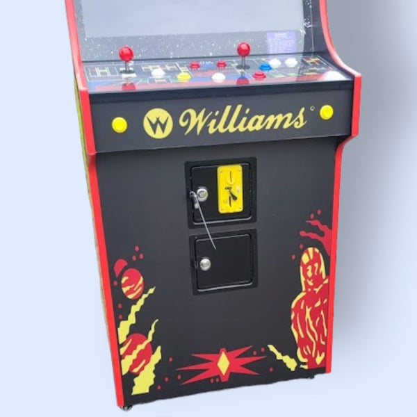 Arcade Machine with defender layout, Own CNC cut, 18mm plywood Hpl unit Carousel 8