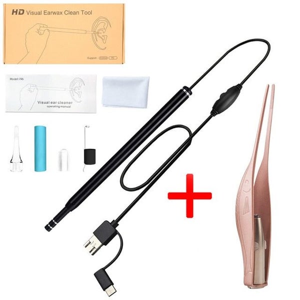 Visible Earpick Medical Otoscope Waterproof Camera Earwax Visual Oral Ins CHK12N Carousel 1